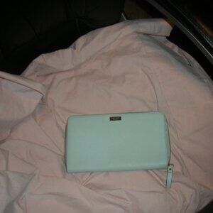 Kate Spade Mint Green Large Continental Wallet Very Nice